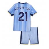 Tottenham Hotspur Dejan Kulusevski #21 Uit tenue voor kinderen 2024-25 Korte Mouwen (+ broek)