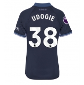 Tottenham Hotspur Destiny Udogie #38 Uit tenue voor Dames 2023-24 Korte Mouwen