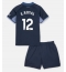 Tottenham Hotspur Emerson Royal #12 Uit tenue voor kinderen 2023-24 Korte Mouwen (+ broek)