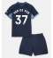 Tottenham Hotspur Micky van de Ven #37 Uit tenue voor kinderen 2023-24 Korte Mouwen (+ broek)