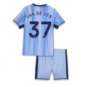 Tottenham Hotspur Micky van de Ven #37 Uit tenue voor kinderen 2024-25 Korte Mouwen (+ broek)