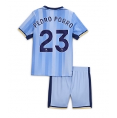 Tottenham Hotspur Pedro Porro #23 Uit tenue voor kinderen 2024-25 Korte Mouwen (+ broek)