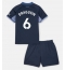 Tottenham Hotspur Radu Dragusin #6 Uit tenue voor kinderen 2023-24 Korte Mouwen (+ broek)