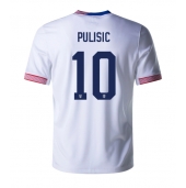 Verenigde Staten Christian Pulisic #10 Thuis tenue Copa America 2024 Korte Mouwen