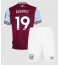 West Ham United Edson Alvarez #19 Thuis tenue voor kinderen 2024-25 Korte Mouwen (+ broek)