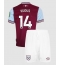 West Ham United Mohammed Kudus #14 Thuis tenue voor kinderen 2024-25 Korte Mouwen (+ broek)