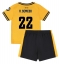 Wolves Nelson Semedo #22 Thuis tenue voor kinderen 2024-25 Korte Mouwen (+ broek)