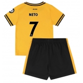 Wolves Pedro Neto #7 Thuis tenue voor kinderen 2024-25 Korte Mouwen (+ broek)